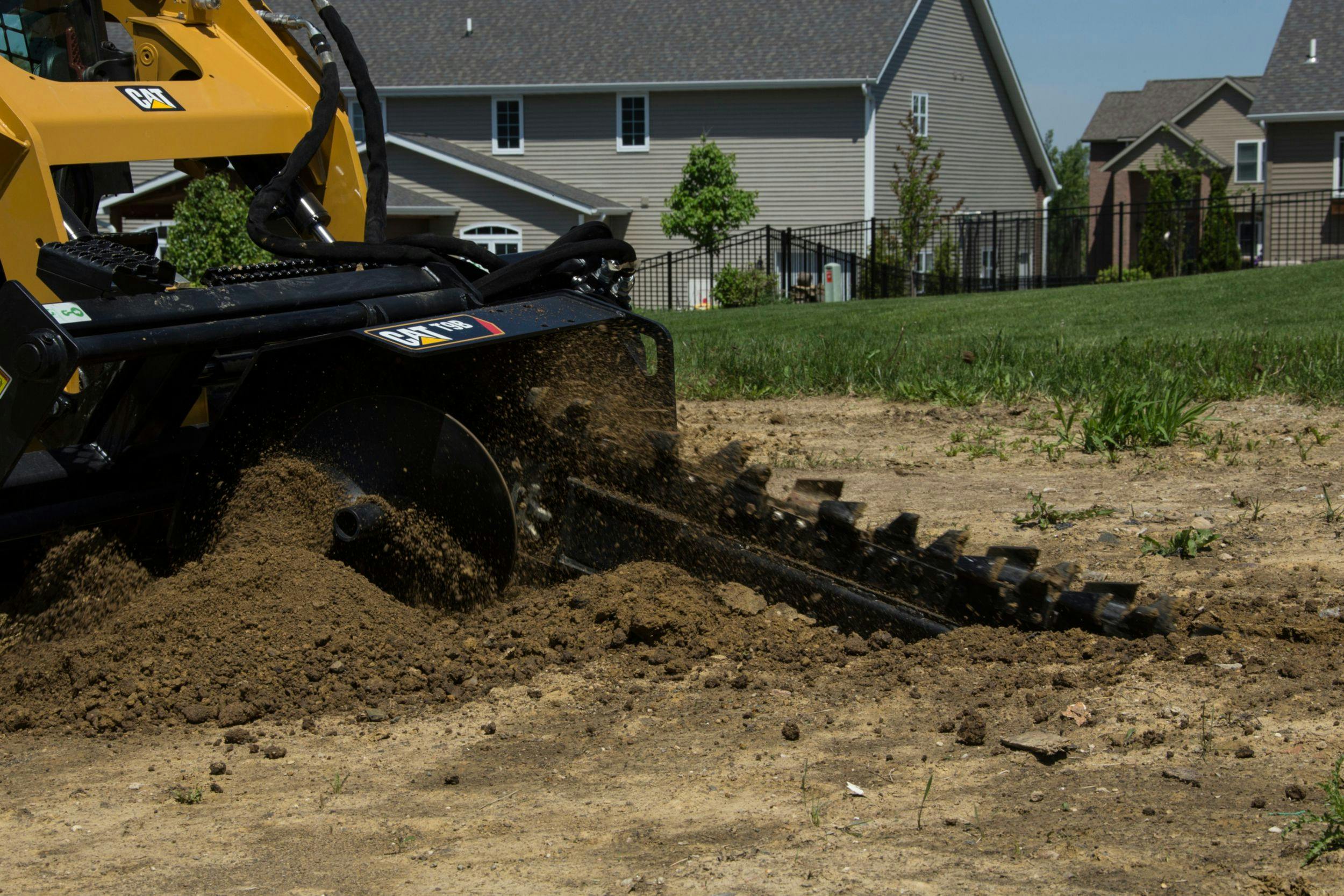 T109 Hydraulic Side Shift Trencher
