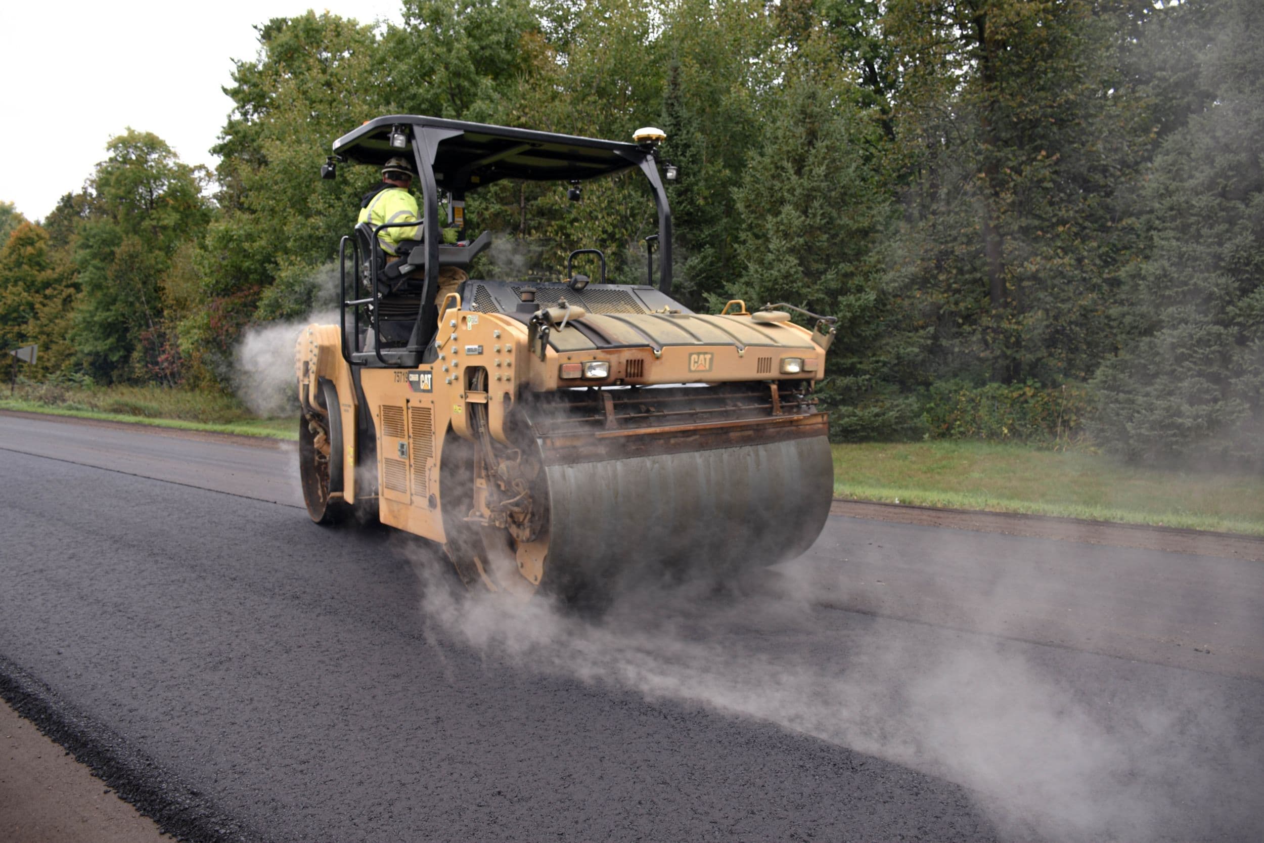 Cat Compaction with Pass-Count and Temperature Mapping