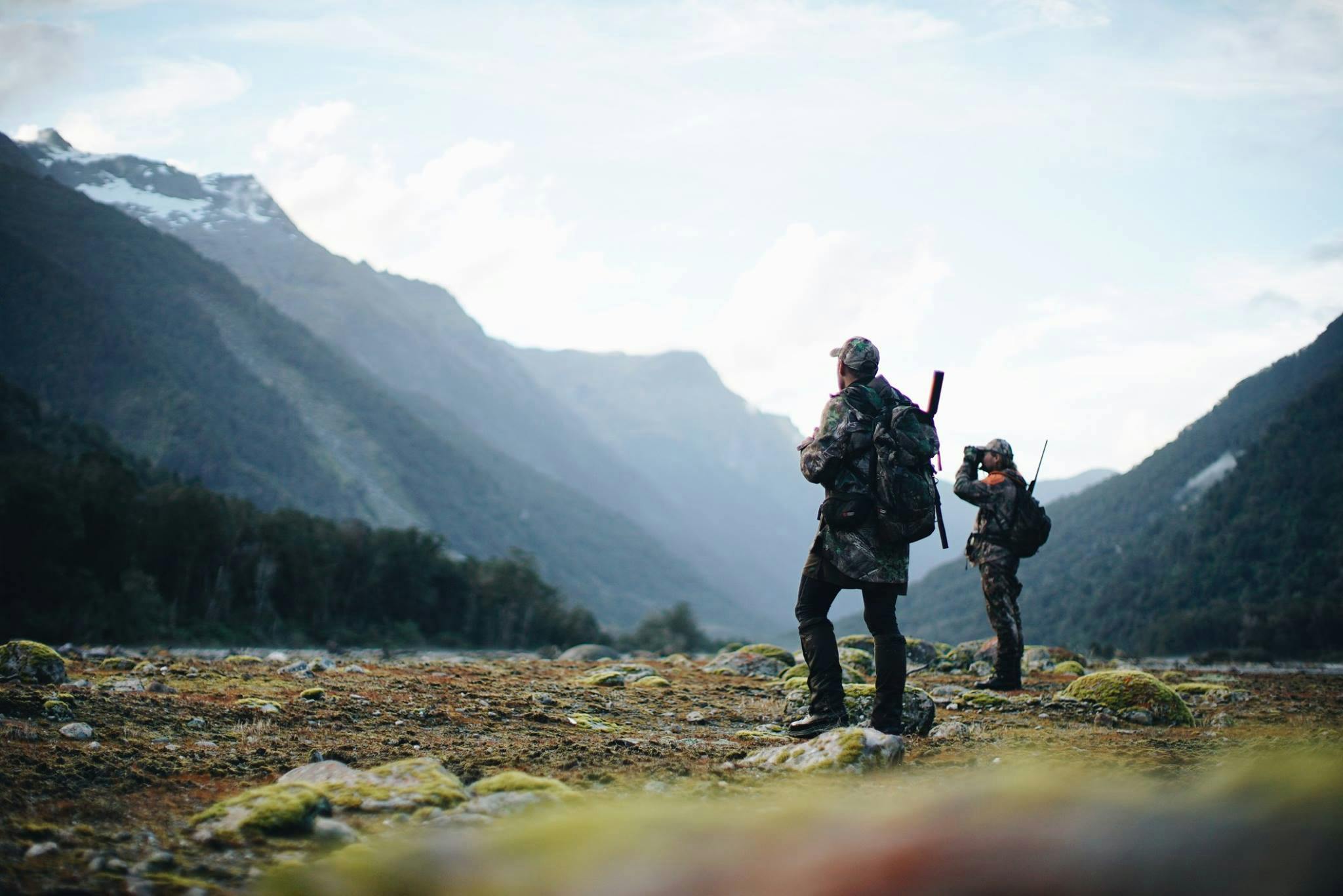 Pure Salt photography Fiordland hunters
