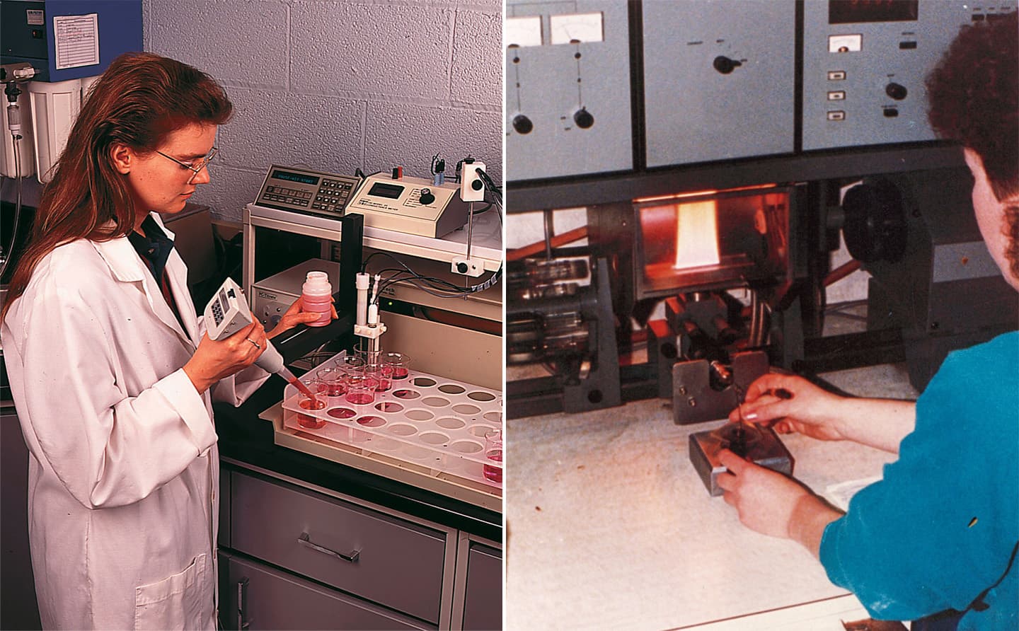 Oil Lab in the 1970s