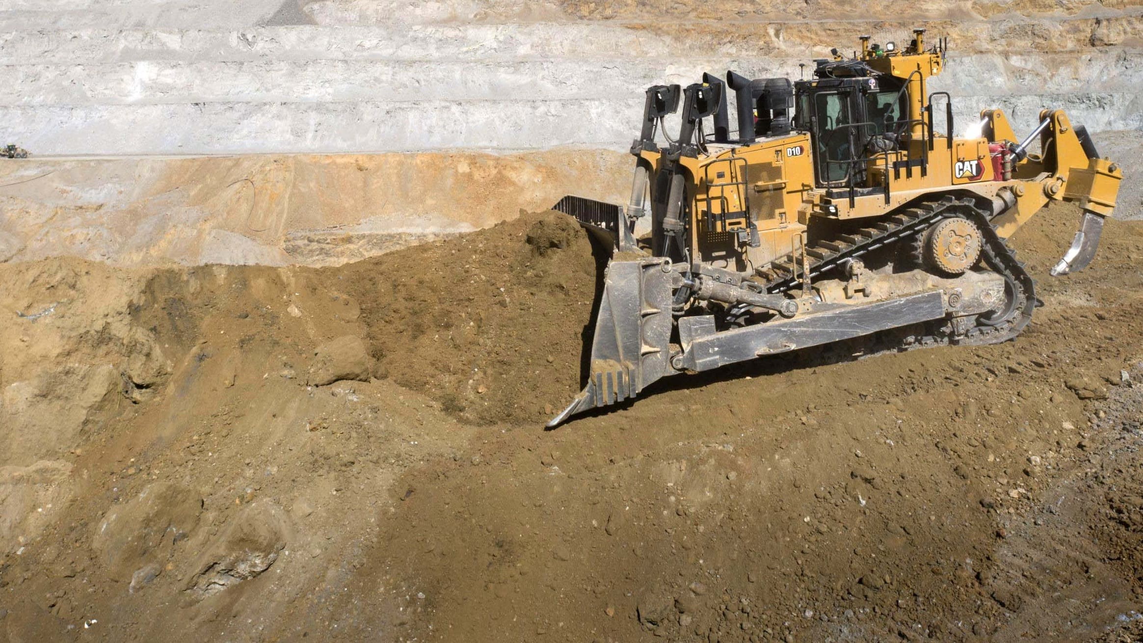 Cat D10 Dozer in a Quarry