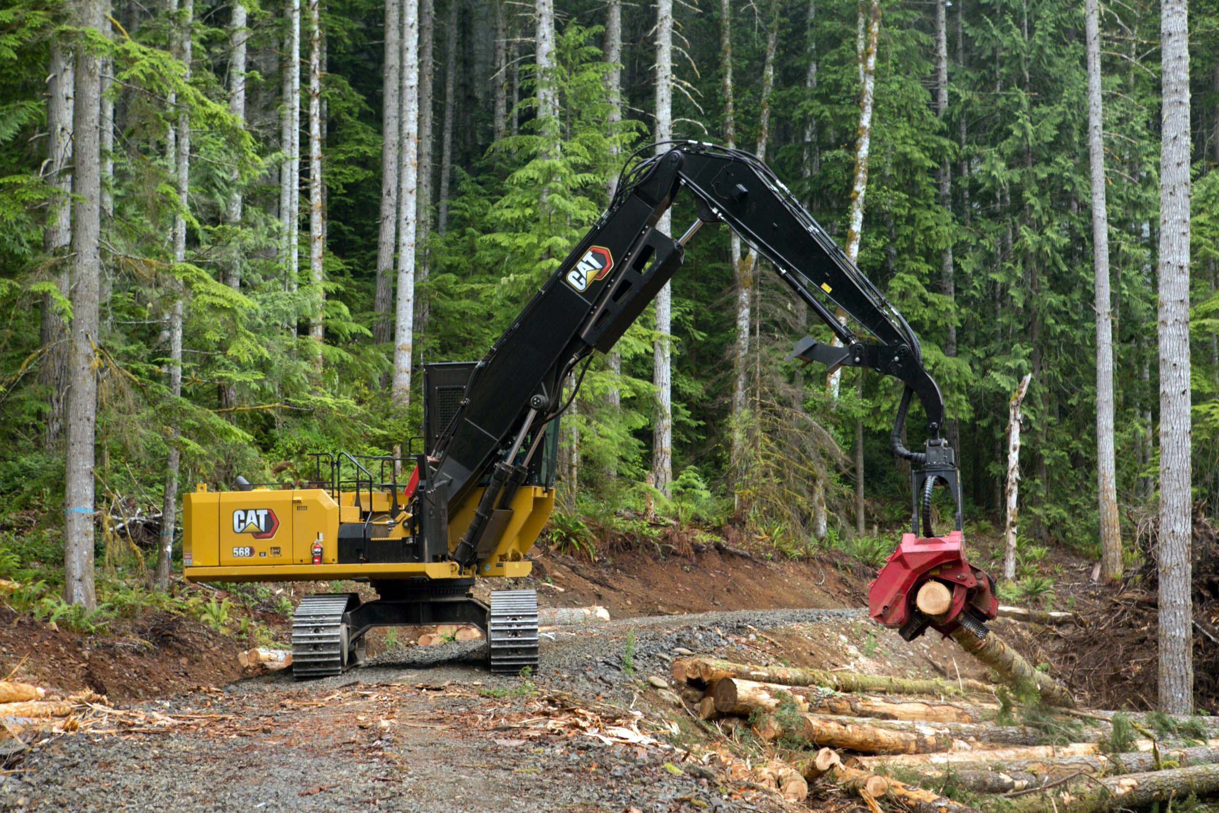 Cat 568 Forest Machine