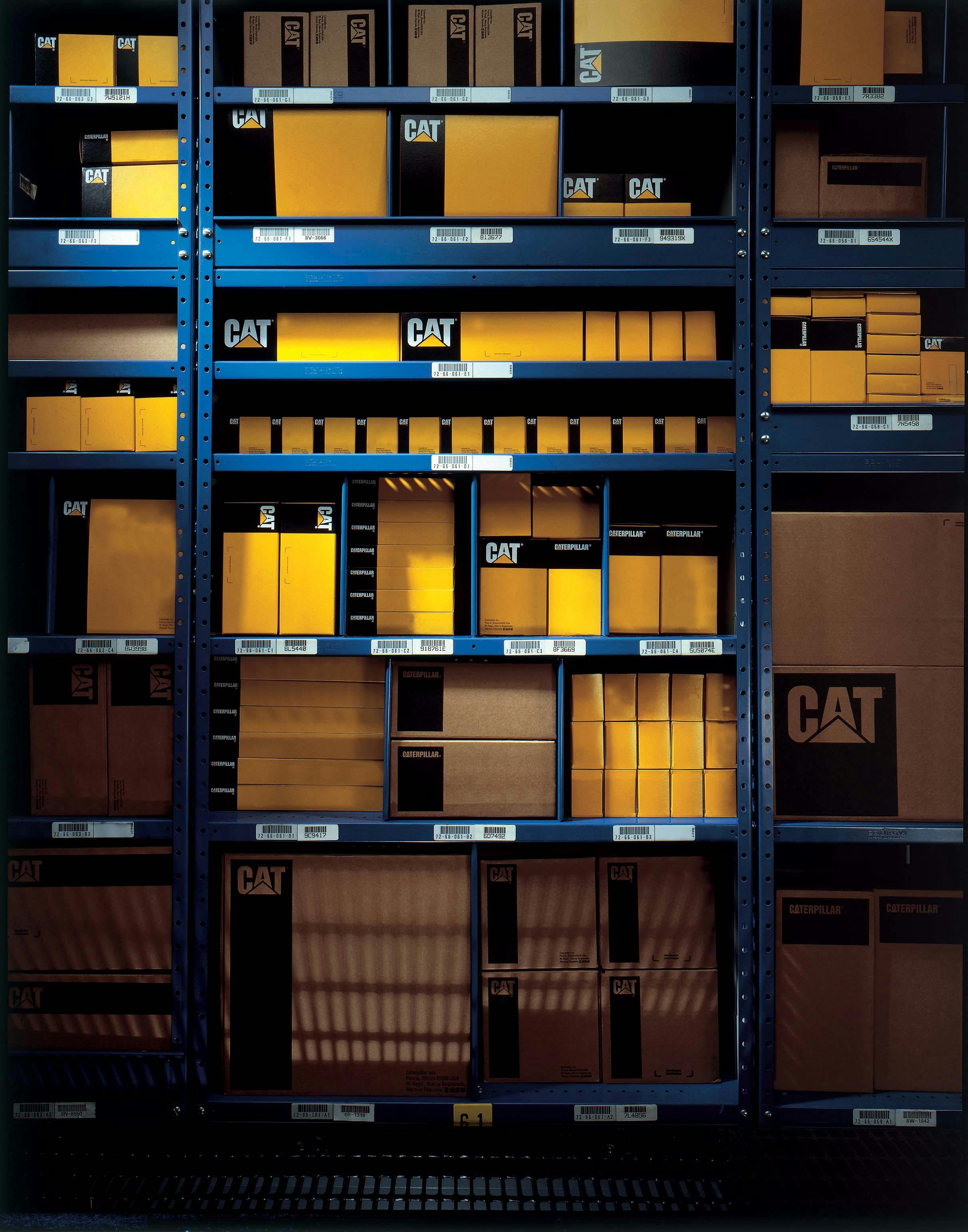 Parts Shelving in the Distribution Centre