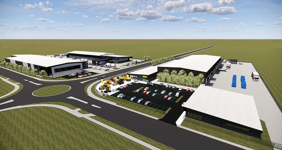 Artist's Impression of Sime Darby's new site at Waterloo Business Park