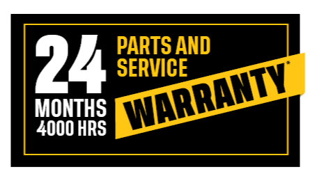 24 months warranty 4000 hours warranty