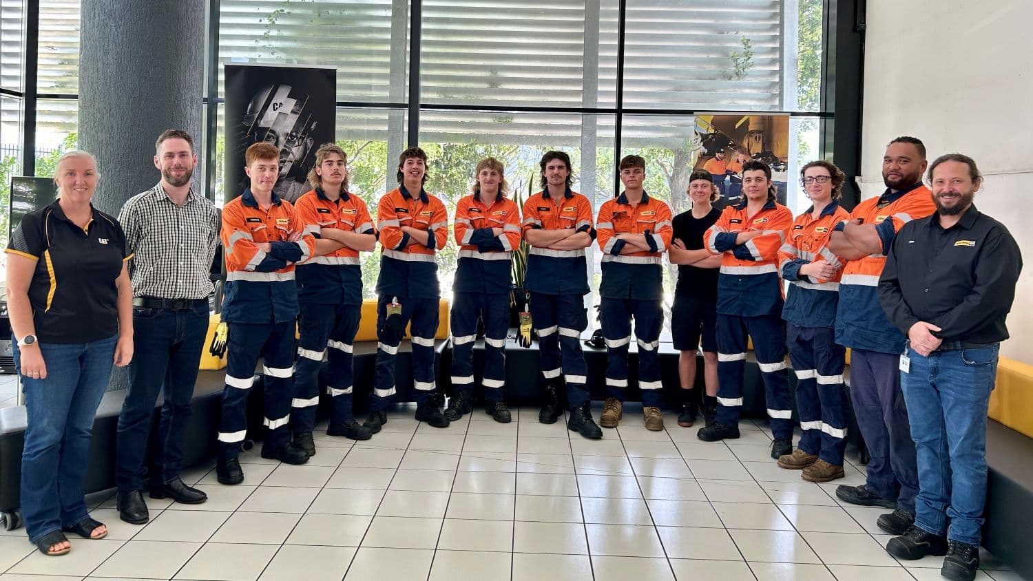 Apprentices lineup with Jo