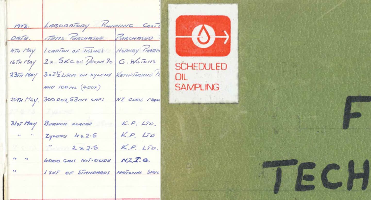 1973 Oil Laboratory Running Costs SOS