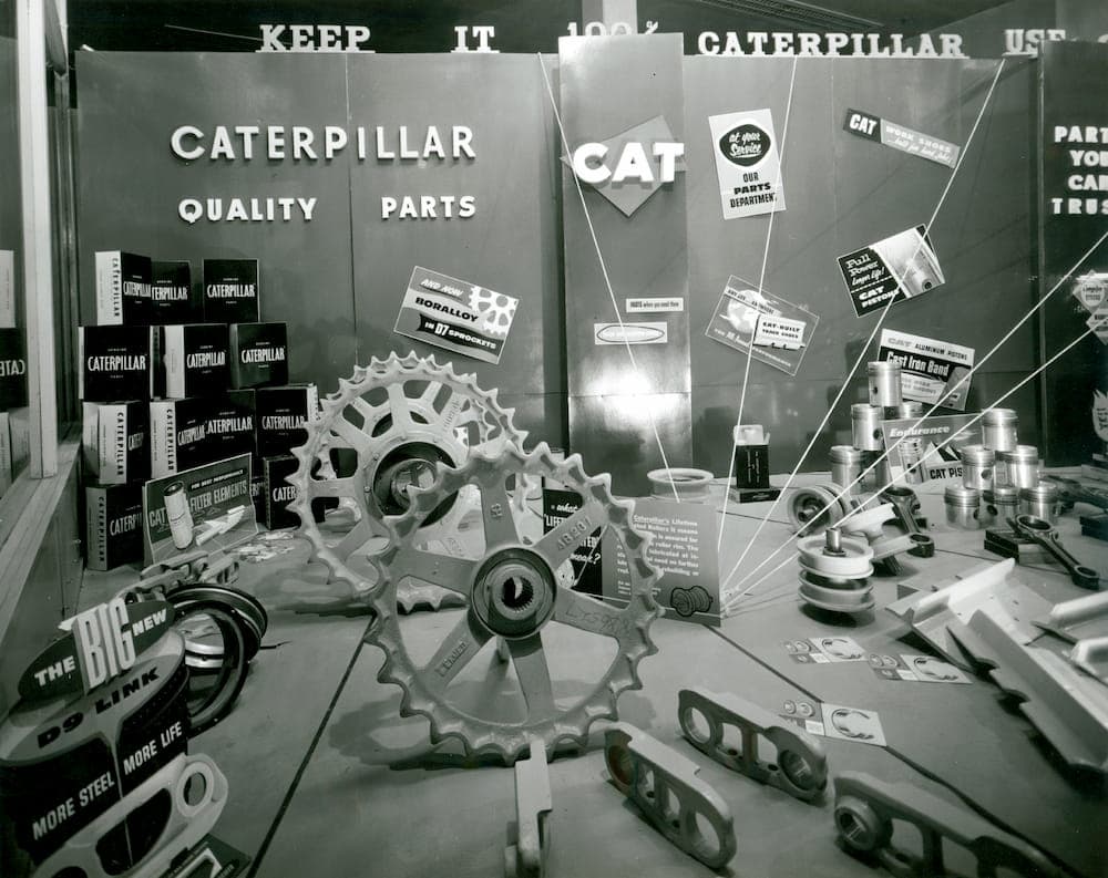 GGH CAT parts display